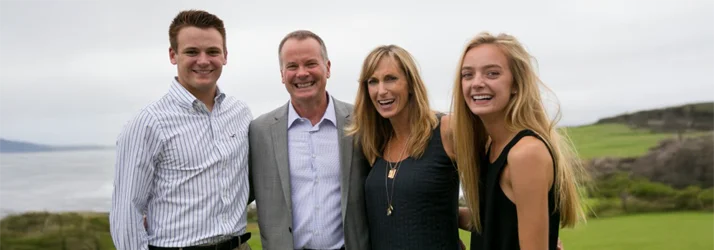 Dr. Barry Canty and his family